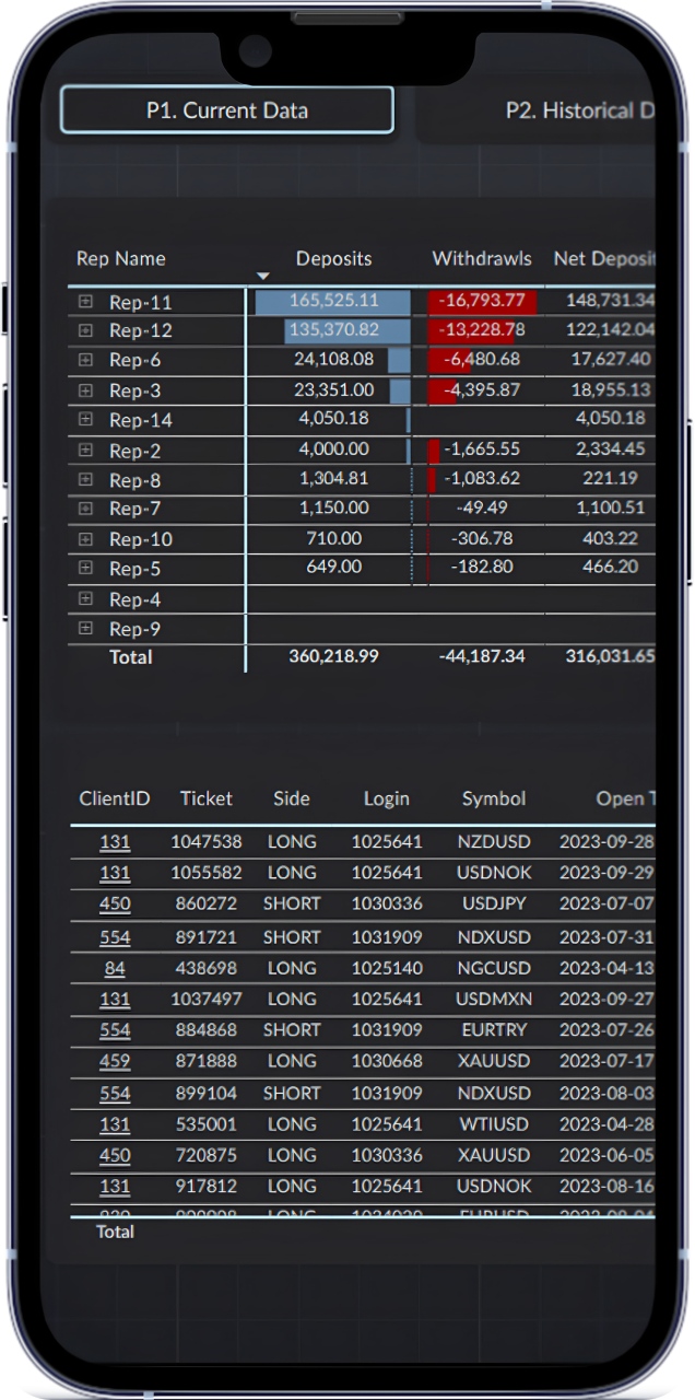 Margin Call Report